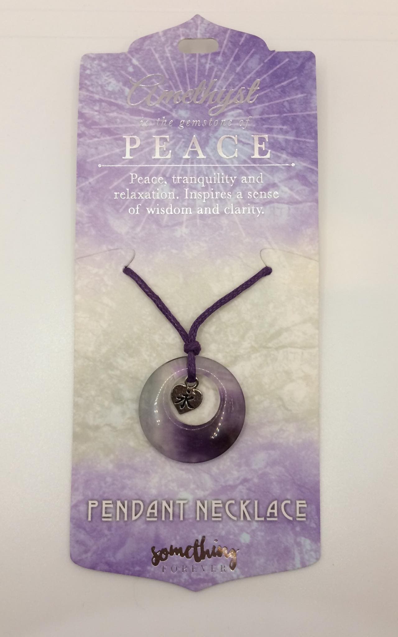 Amethyst -- Gemstone Necklace