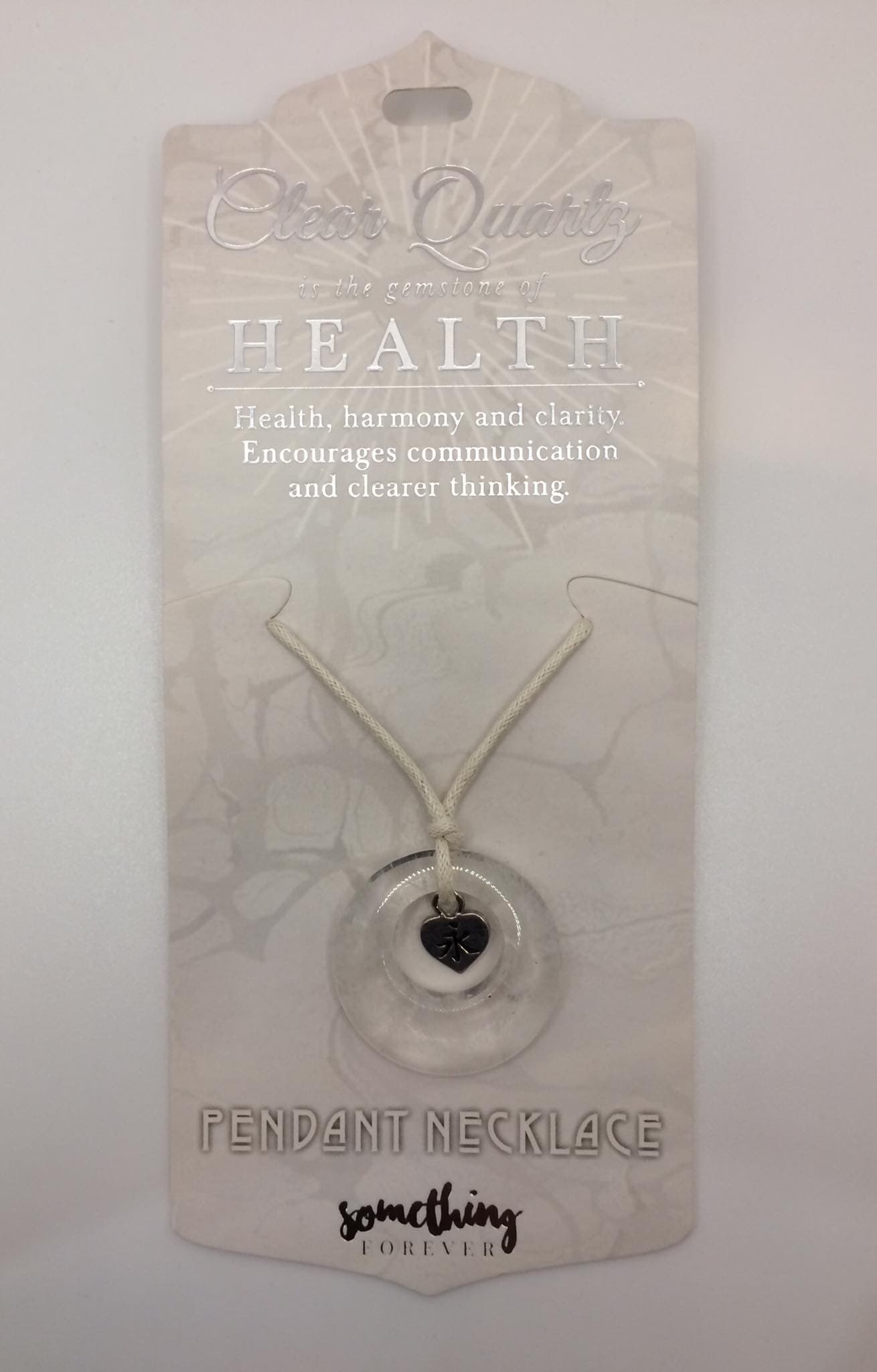 Clear Quartz -- Gemstone Necklace