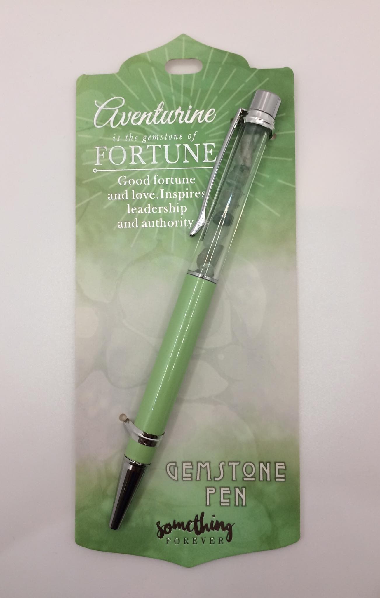 Adventurine -- Gemstone Pen