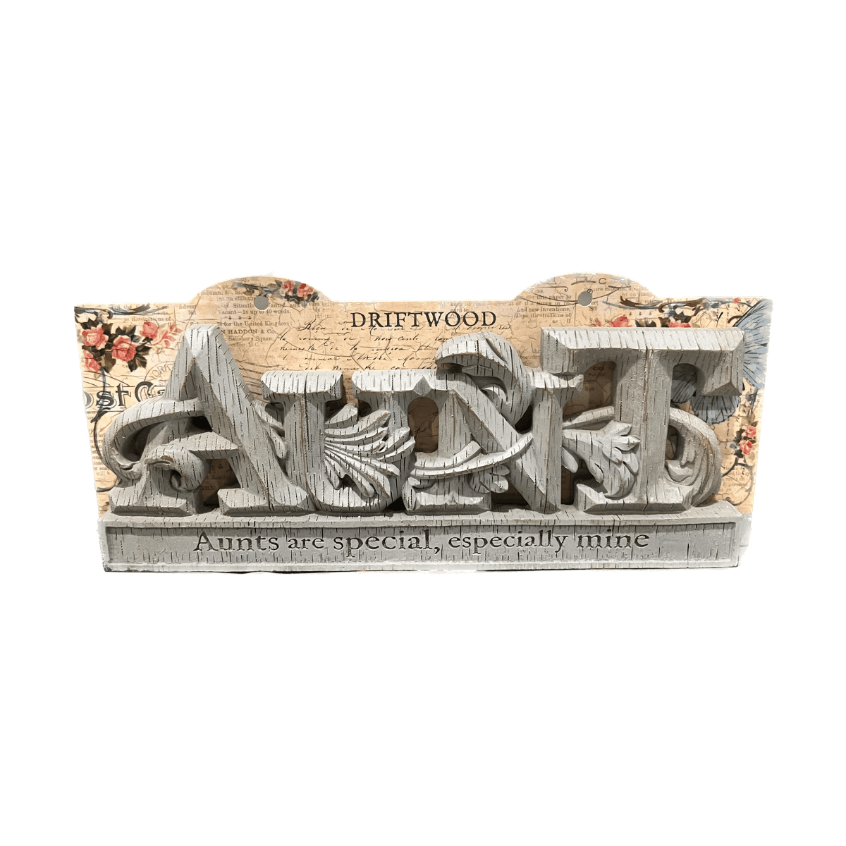 Aunt Driftwood Plaque