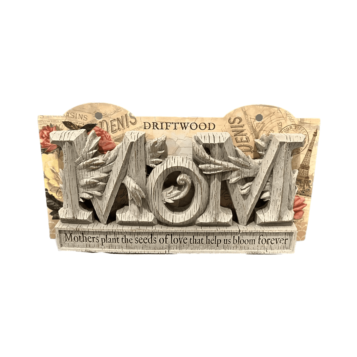 Mom Driftwood Plaque