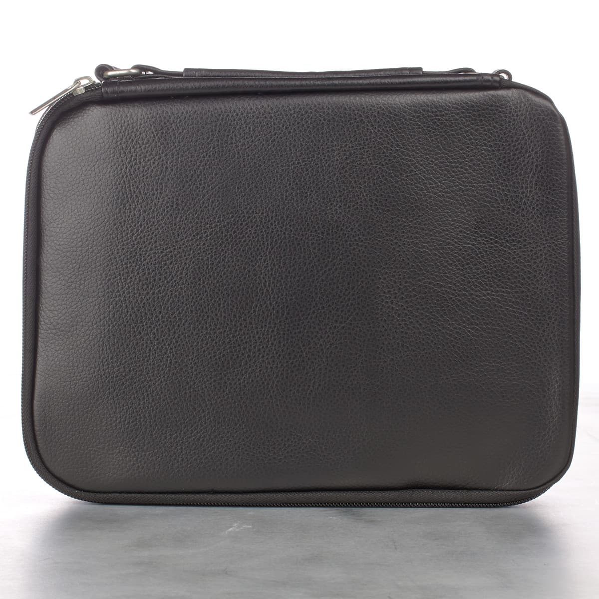 Two-fold Small Black Faux Leather Organiser -- Bible Case, picture 2