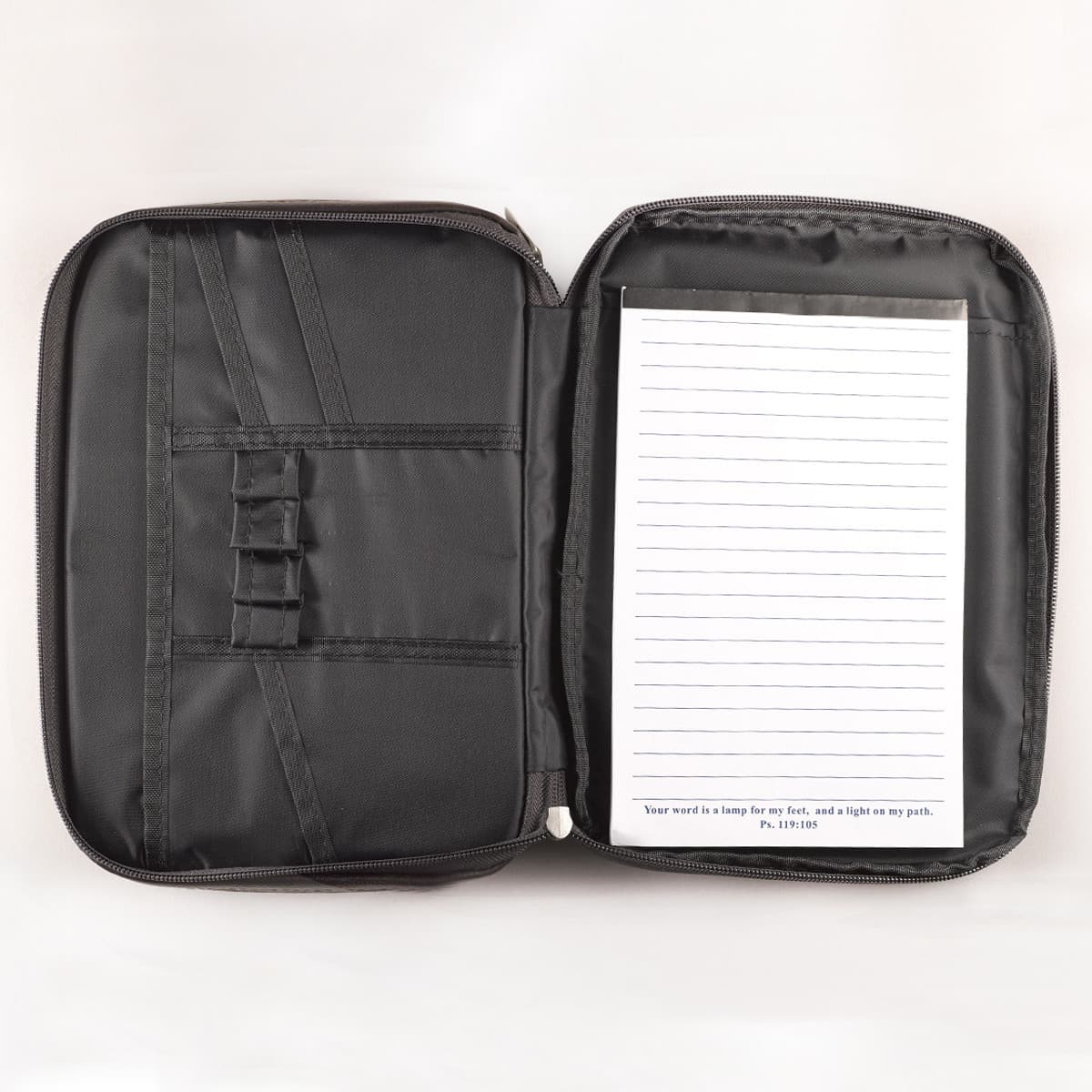 Two-fold Small Brown Faux Leather Organiser -- Bible Case, picture 3