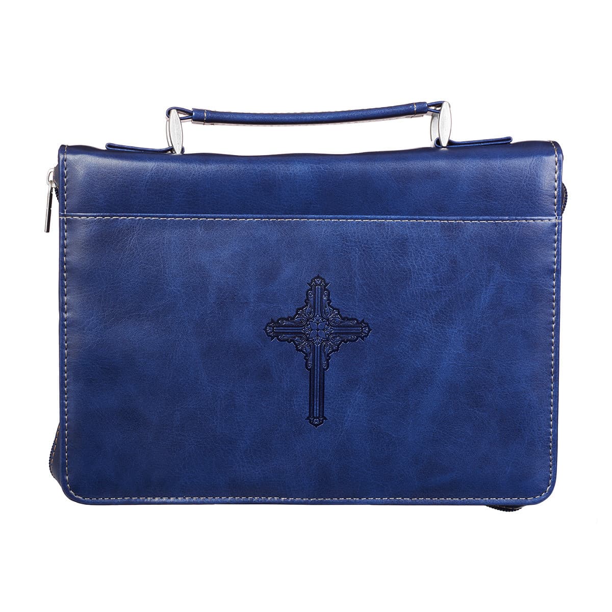The Plans Dark Blue Faux Leather - Jeremiah 29:11 -- Bible Case, picture 2