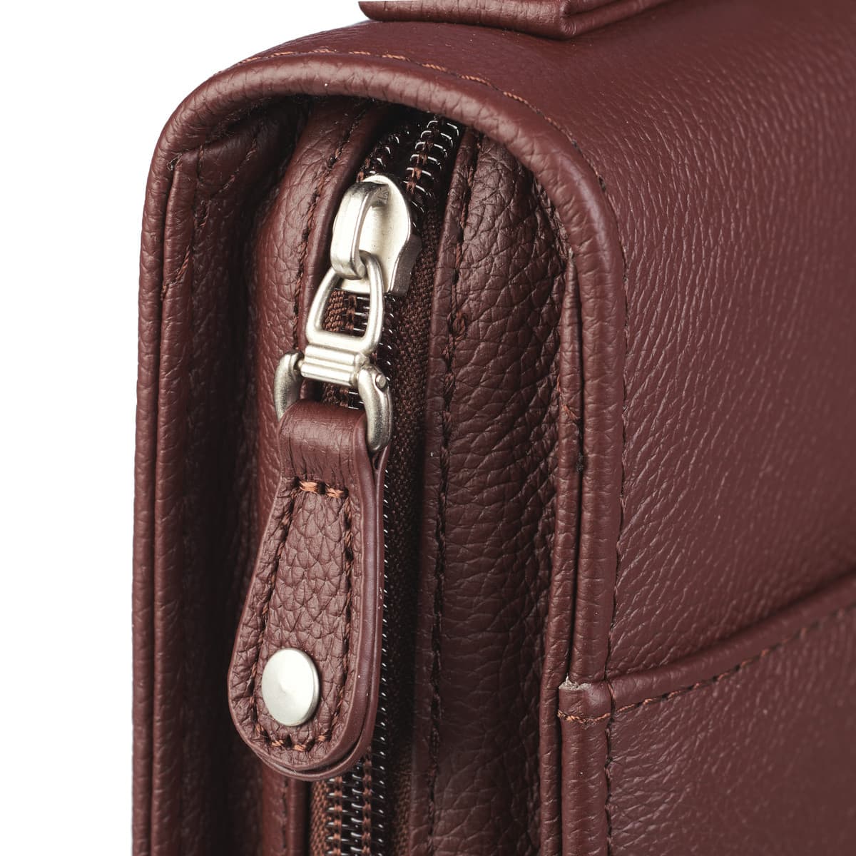 Grace Full Grain Leather in Russet Brown -- Bible Case, picture 5