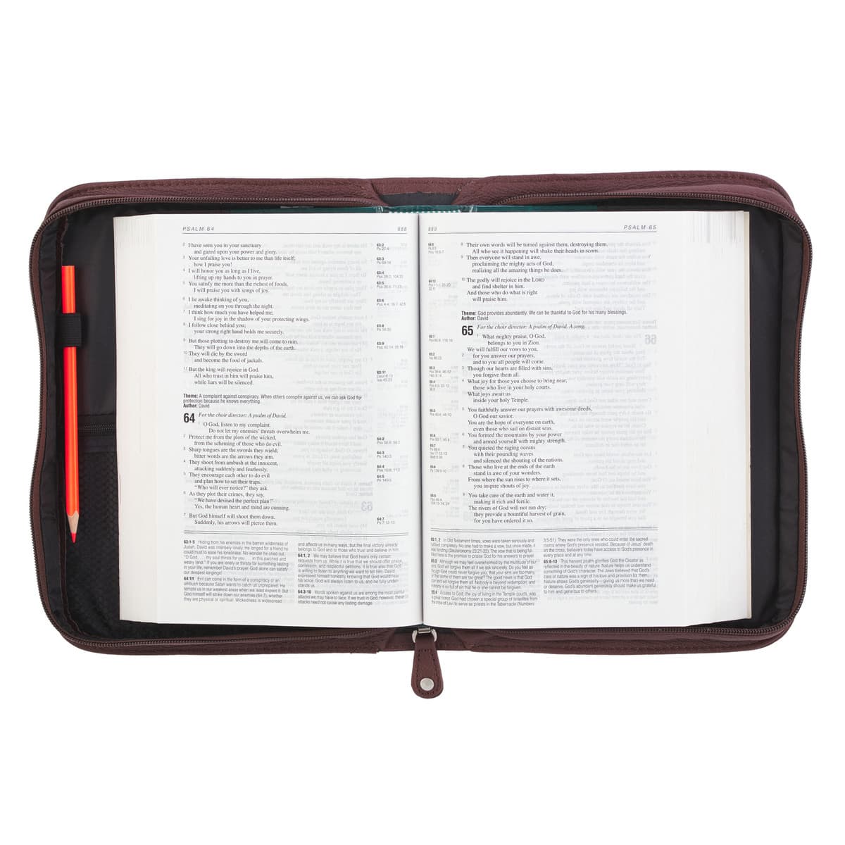 Grace Full Grain Leather in Russet Brown -- Bible Case, picture 4