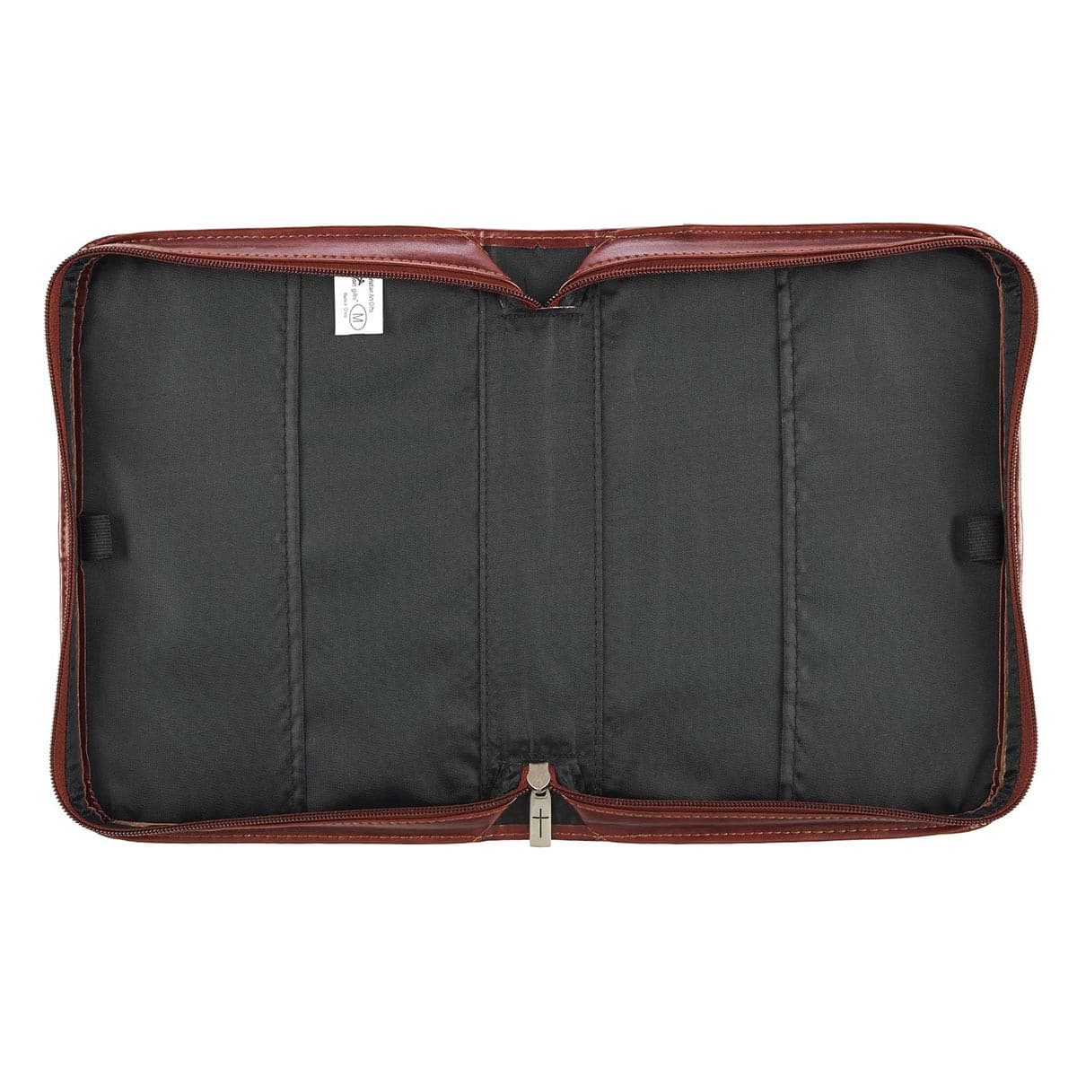Faith Brown Faux Leather -- Bible Case, picture 3