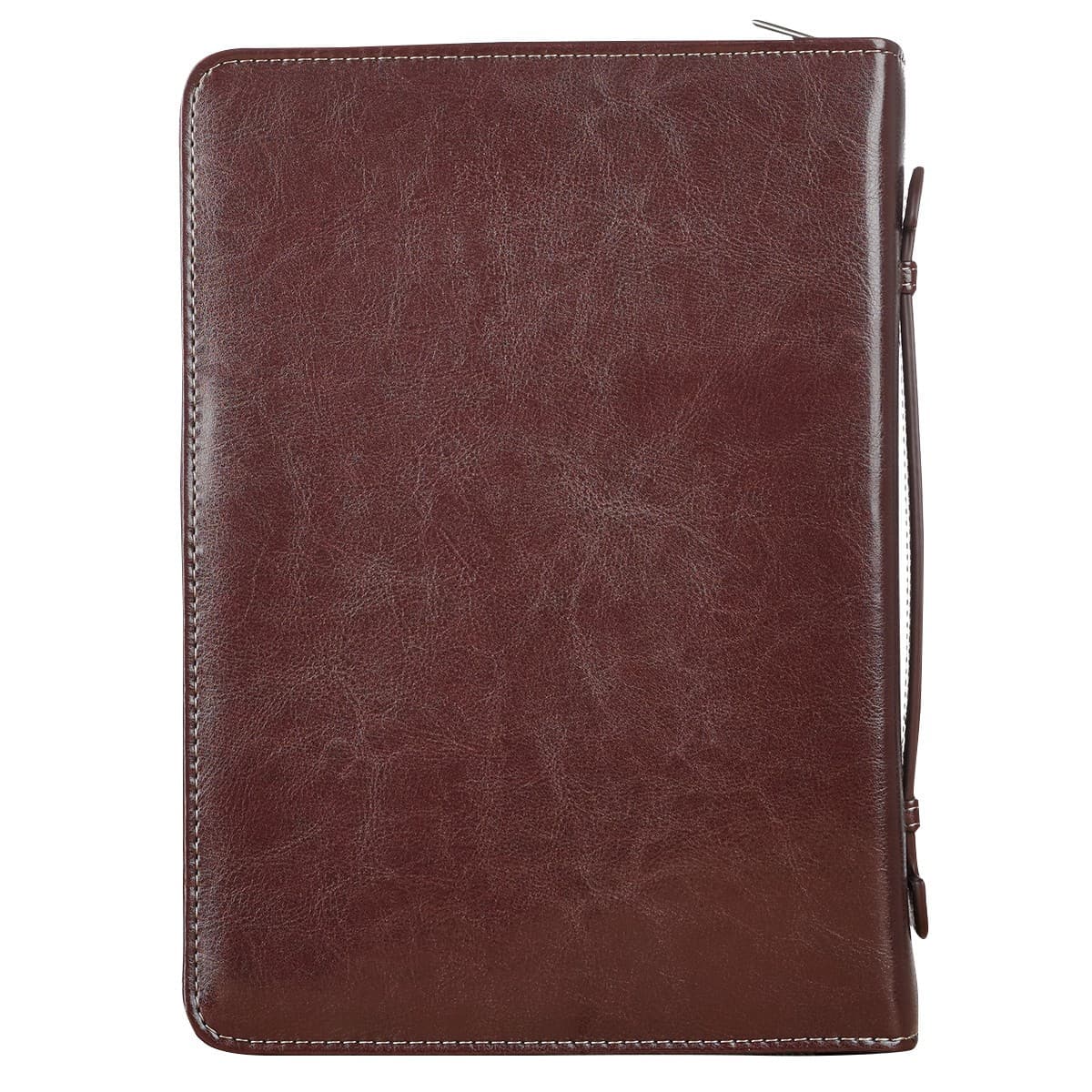 I Know the Plans Two-tone Brown Faux Leather Classic Extra Large Bible Case - Jeremiah 29:11, picture 2
