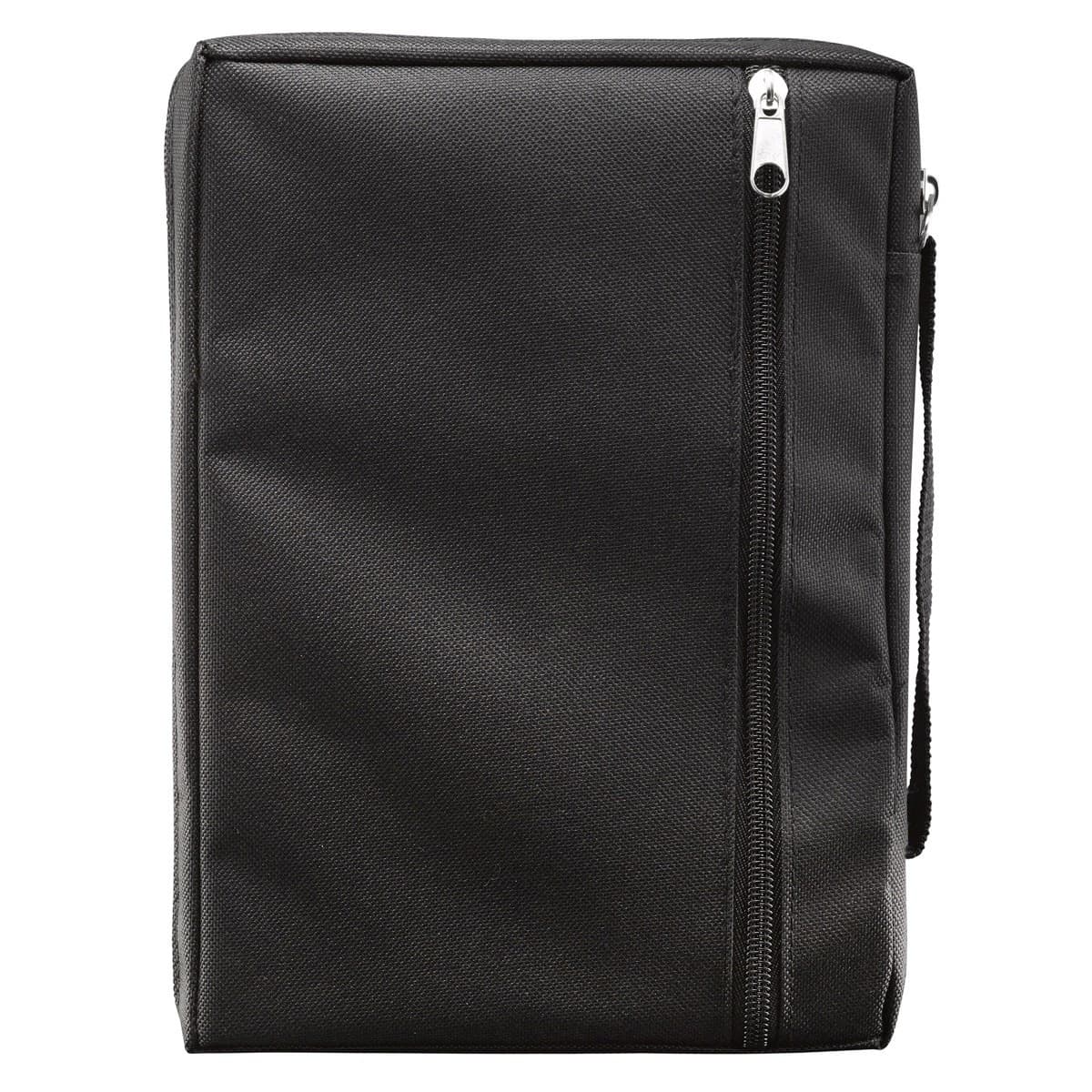 Black Poly-canvas Value Bible Case with Ichthus Patch, picture 2