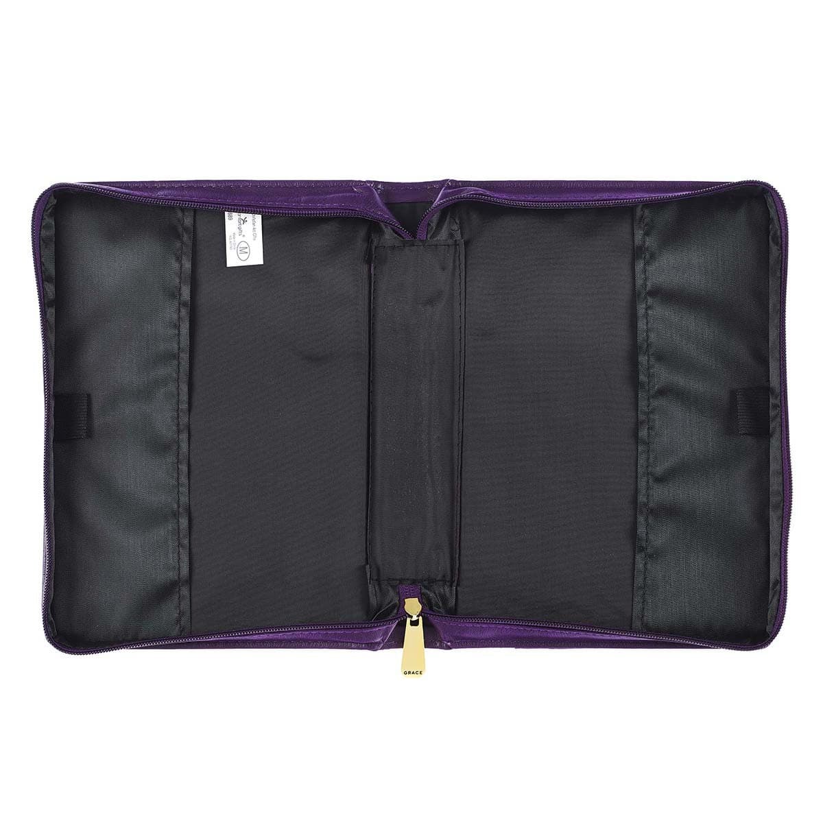 Amazing Grace Purple Faux Leather Fashion Large Bible Case, picture 3