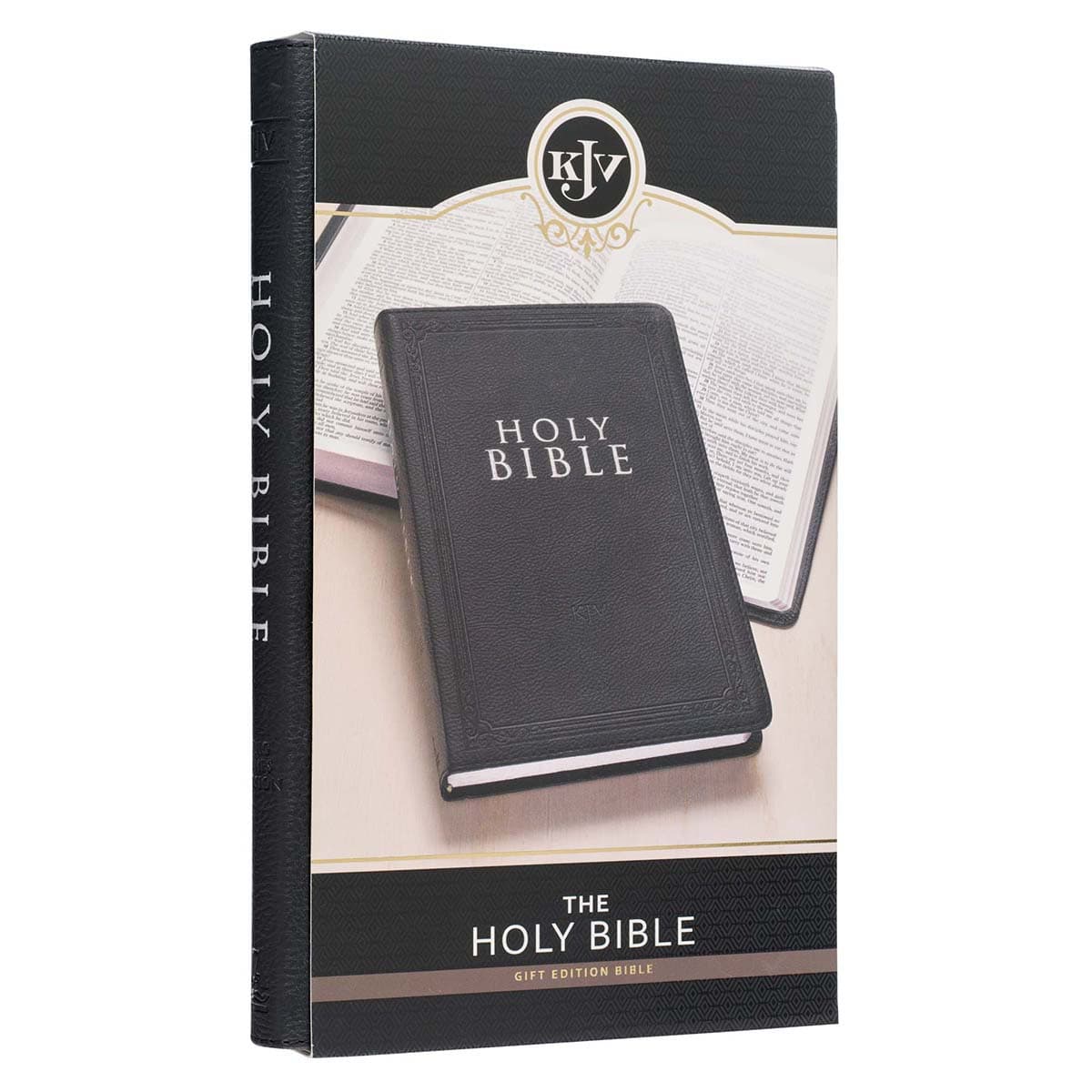 Black Faux Leather King James Version Gift Edition Bible, picture 9
