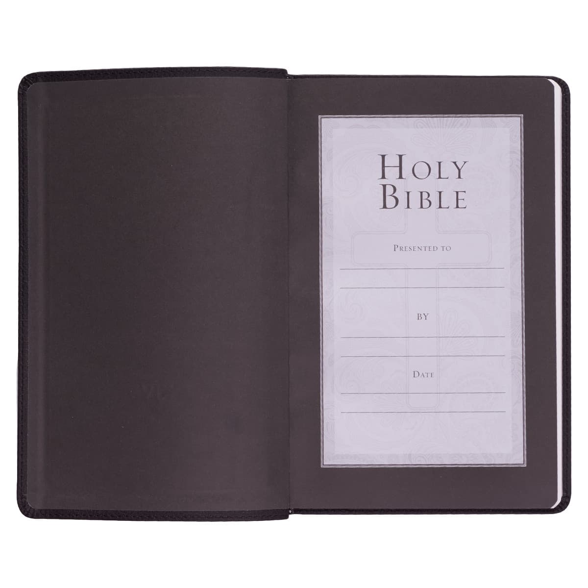 Black Faux Leather King James Version Gift Edition Bible, picture 4