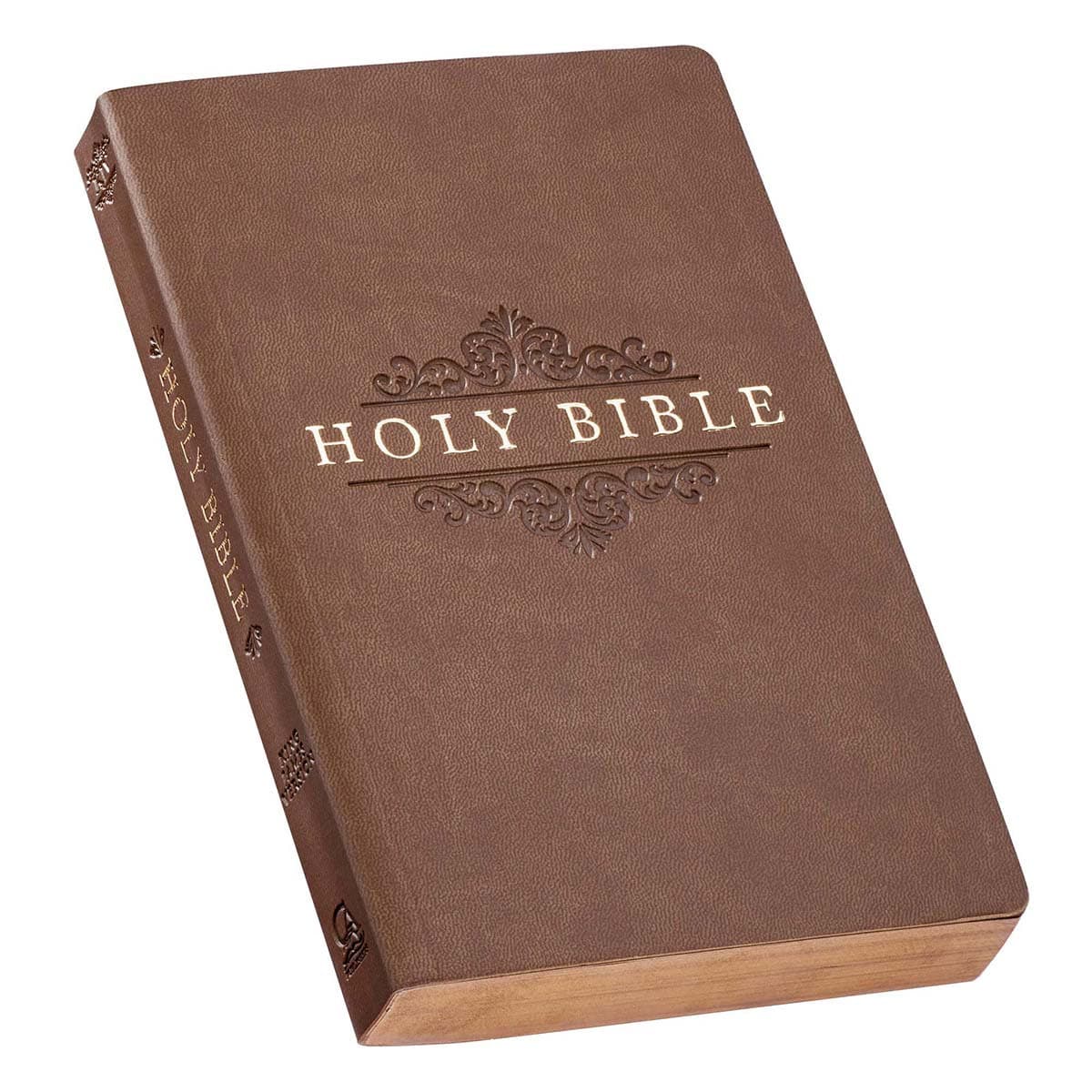 Tan Faux Leather King James Version Gift and Award Bible, picture 3