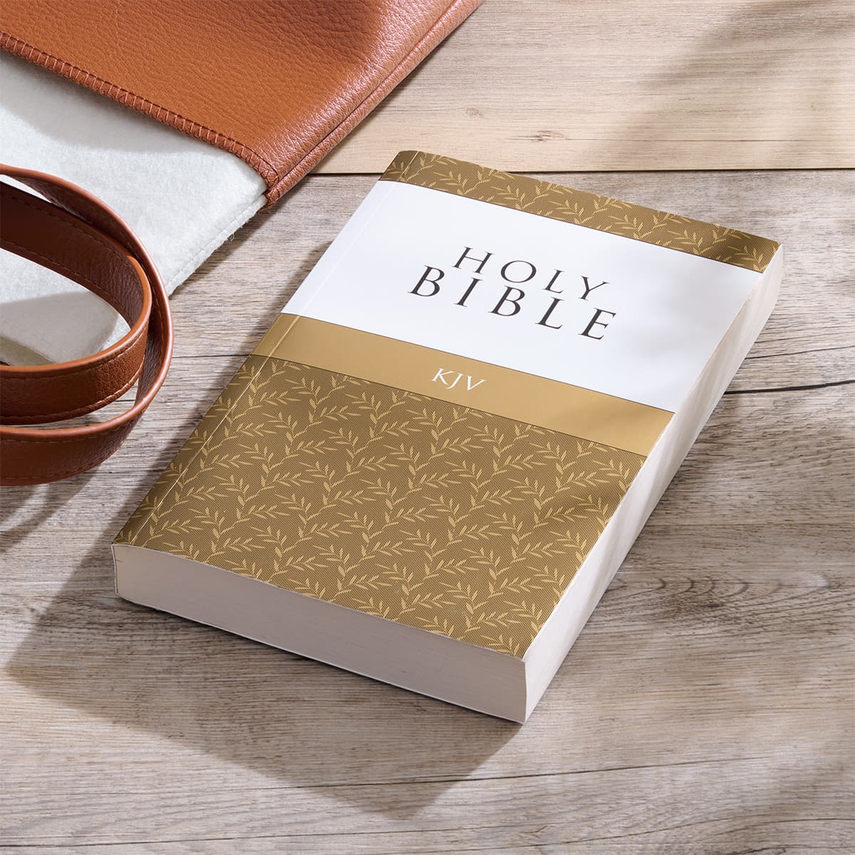 Gold Olive Branch Softcover King James Version Outreach Bible, picture 7