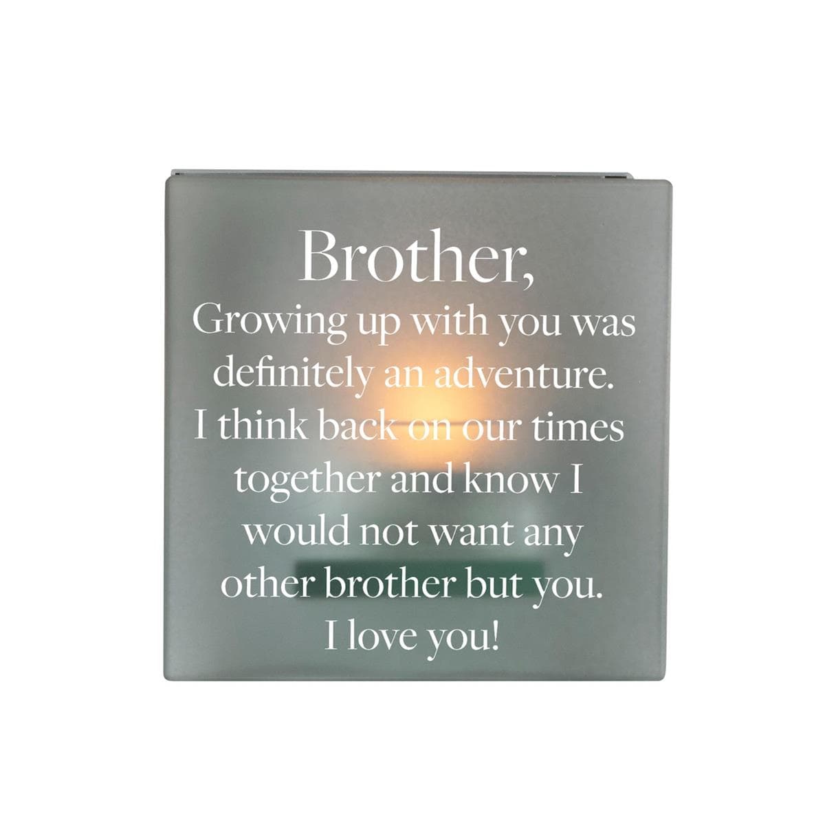 BROTHER, GROWING UP WITH YOU TEALIGHT CANDLEHOLDER, picture 3