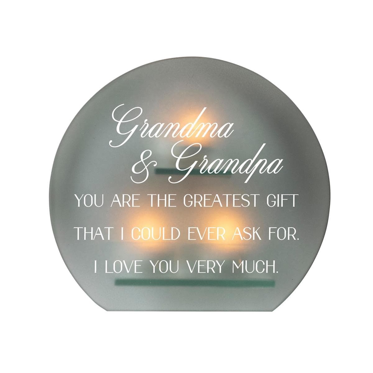 Grandma & Grandpa Grey Large Tealight Tealight Candleholder, picture 3