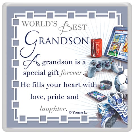 World's Best Grandson Fridge Magnet