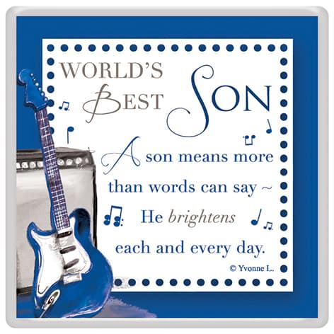 World's Best Son Fridge Magnet