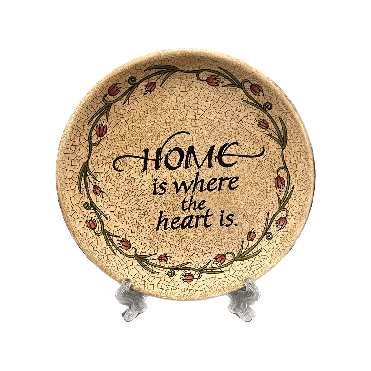 Home Ceramic Plate With Stand