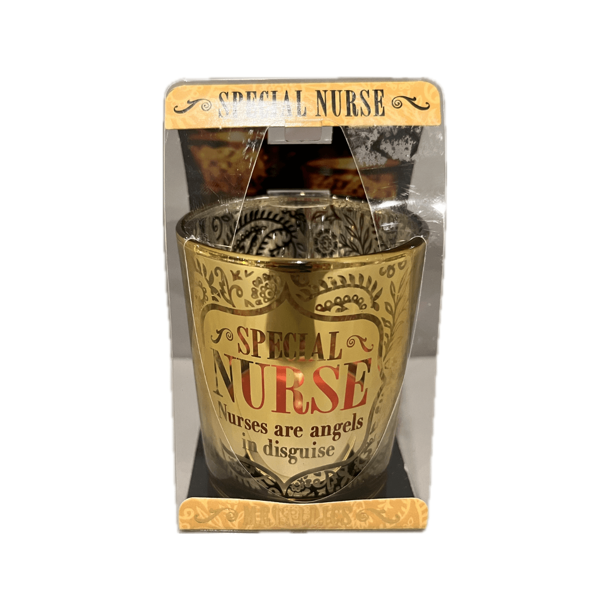 A Special Nurse Metallic Candle Holder With Tealight Candle Included