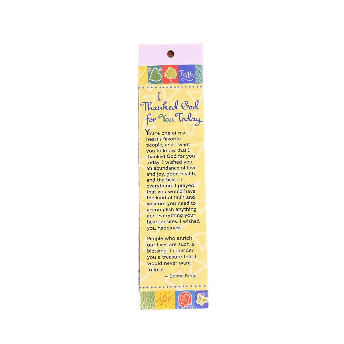 I Thanked God For You Today Blue Mountain Arts Bookmark