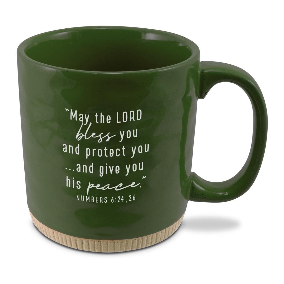 POWERFUL WORDS BLESSED GREEN 16OZ MUG, picture 2