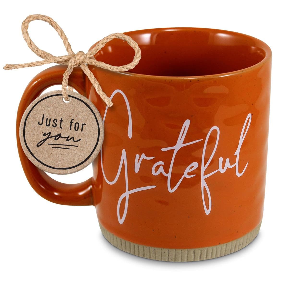 POWERFUL WORDS GRATEFUL RUST 16 OZ MUG
