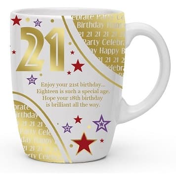 21st Gold Mug