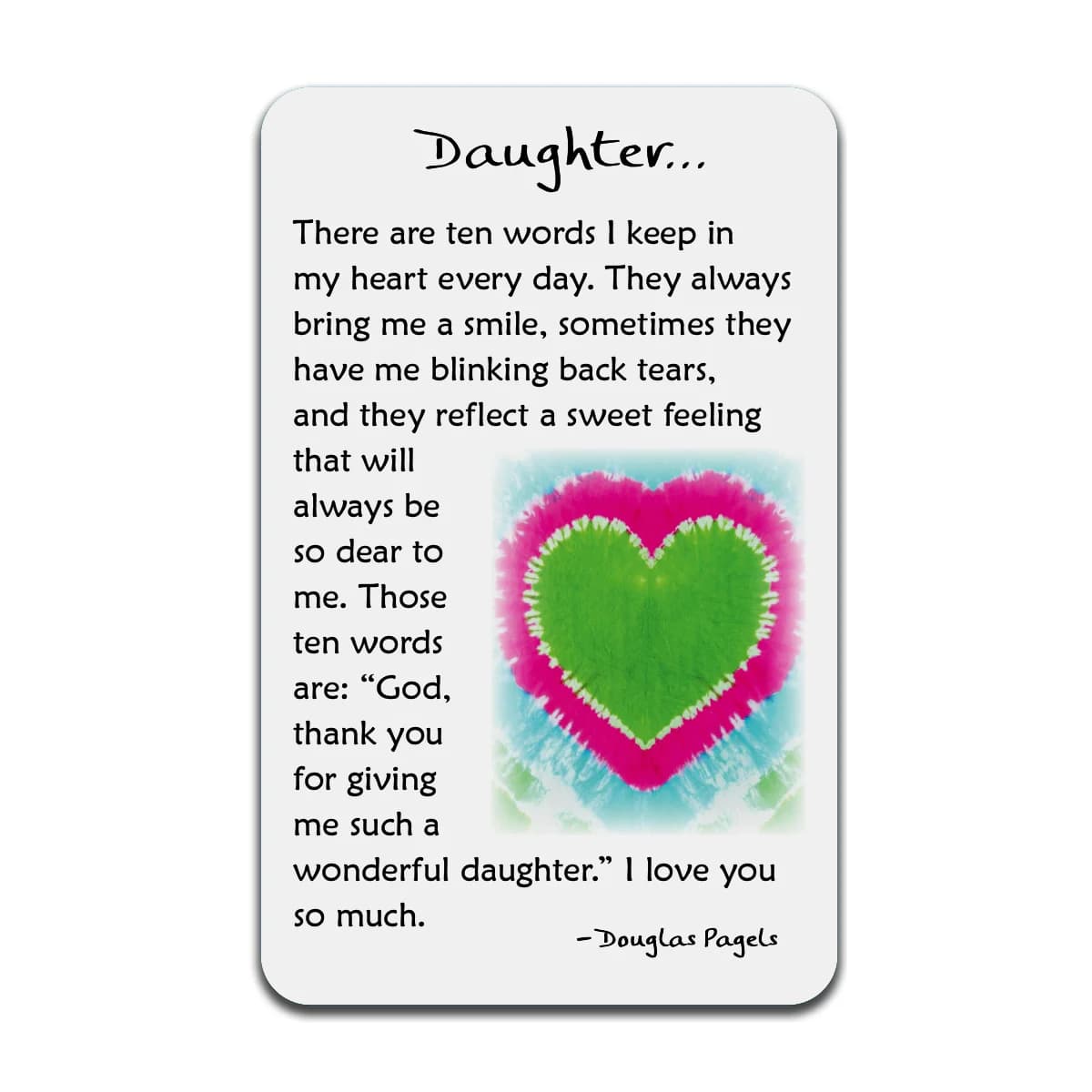 Daughter… Blue Mountain Arts Wallet Card