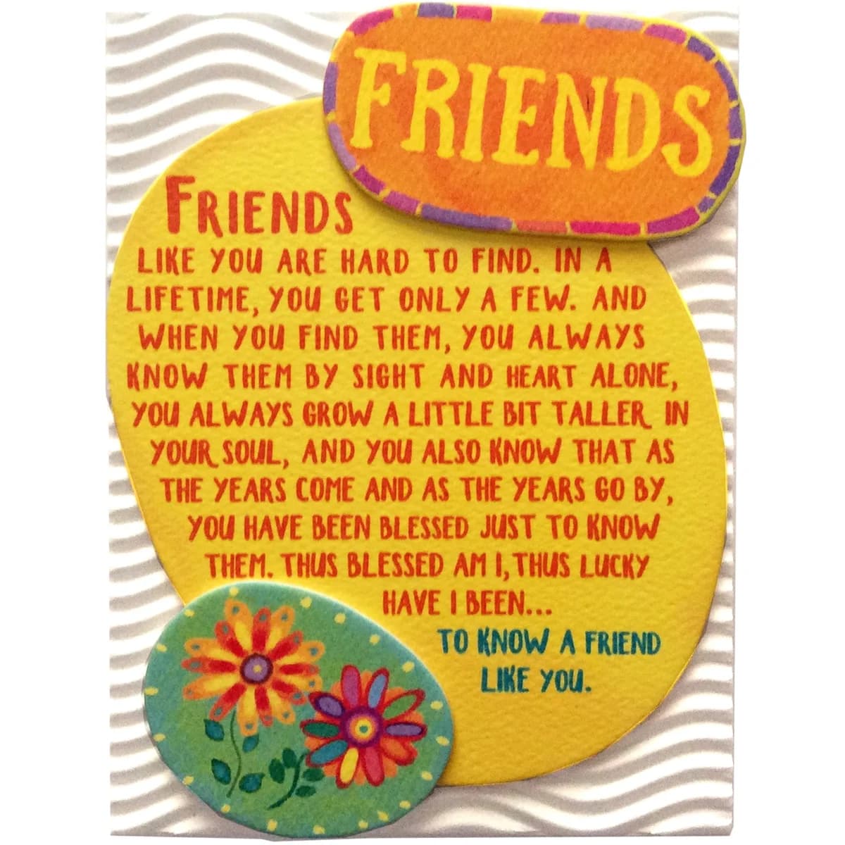 Friends Like You Are Blue Mountain Fridge Magnet