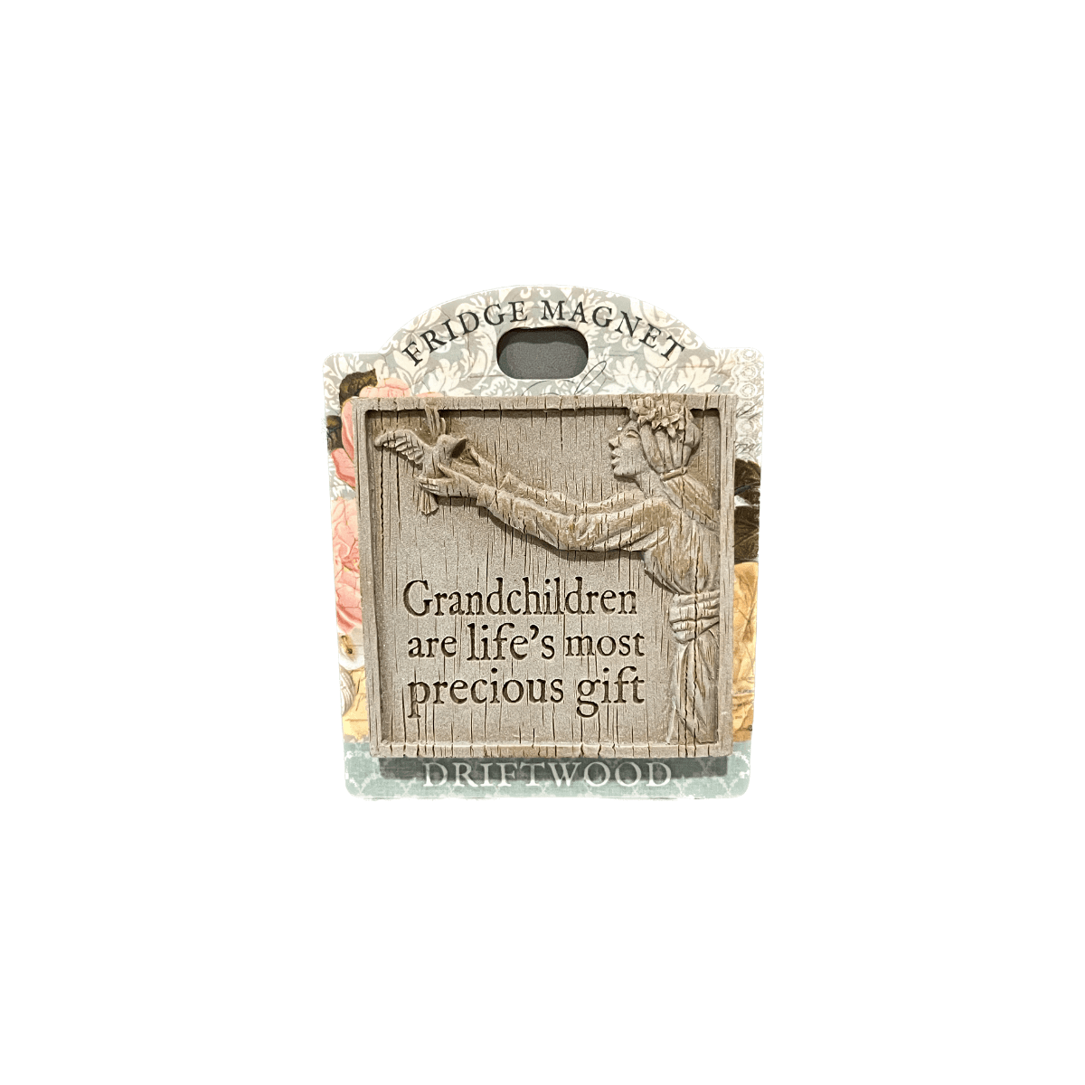 Grandchildren Driftwood Magnet