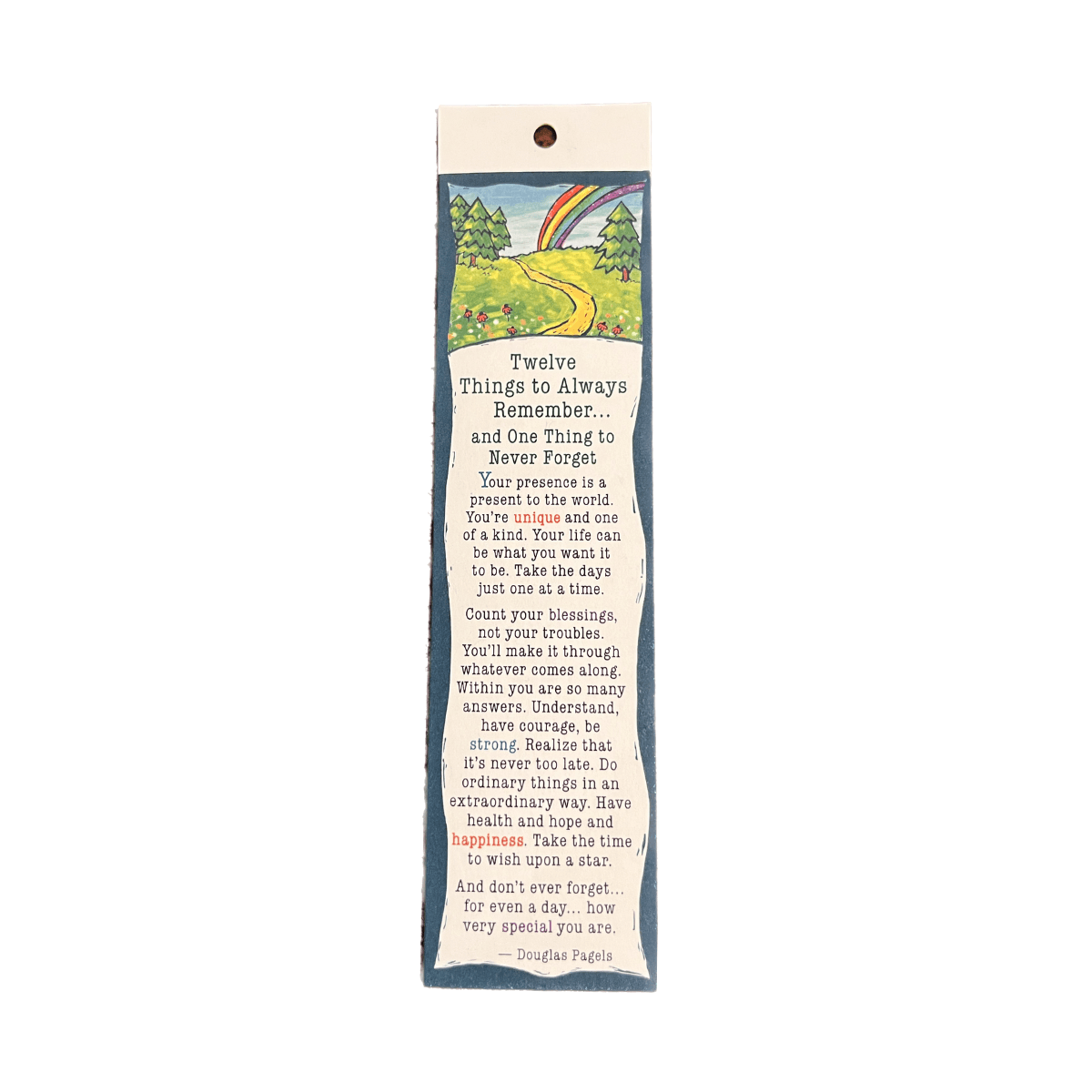 Twelve Things To Always Remember... And One Thing To Never Forget Blue Mountain Arts Bookmark