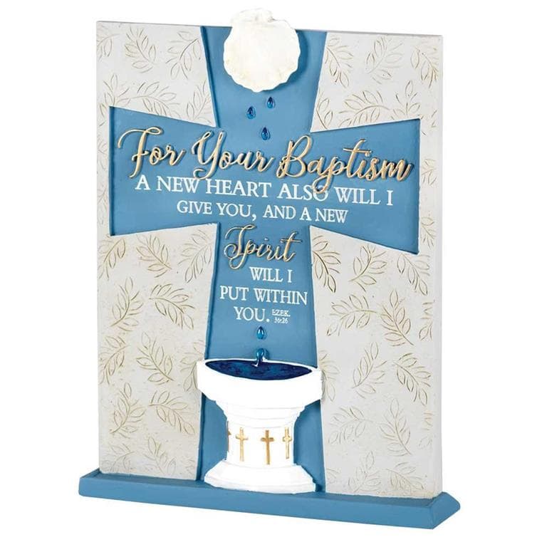 Baptism Tabletop Plaque