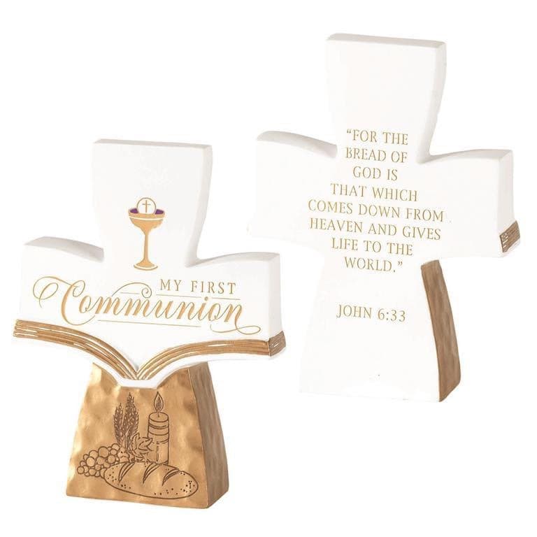 First Communion Tabletop Cross