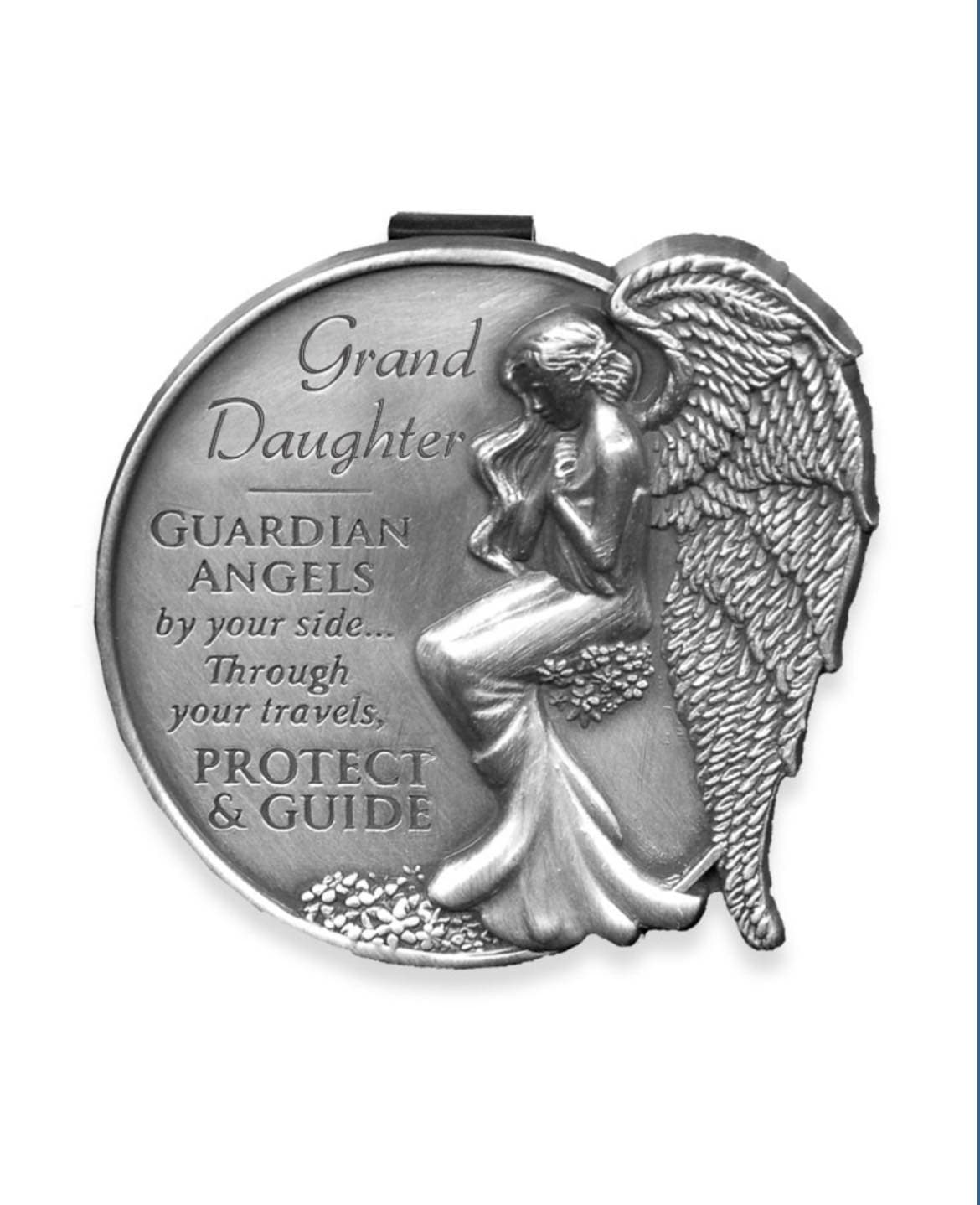 Granddaughter Guardian Angel Visor Clip