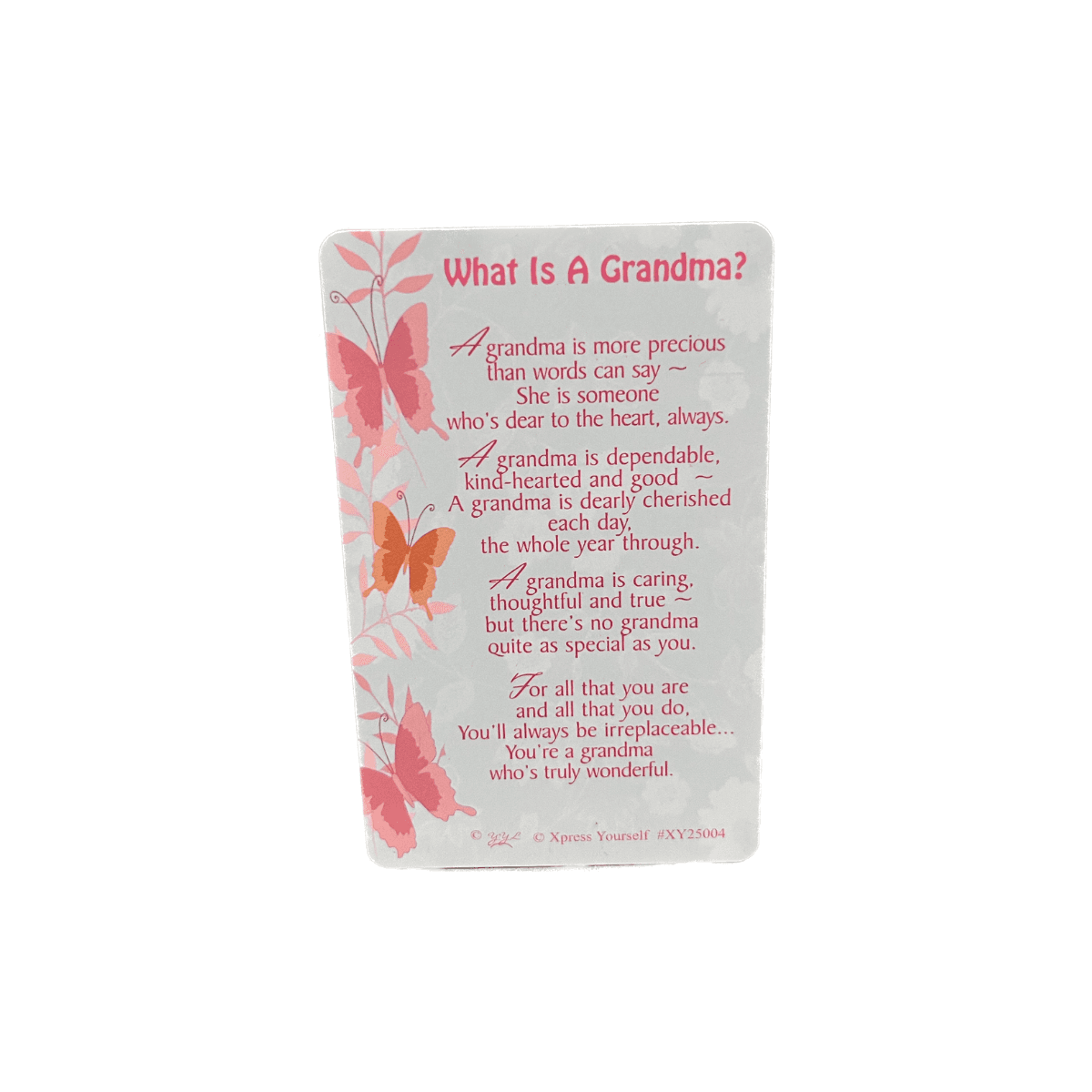 What Is A Grandma Keepsake Wallet Card