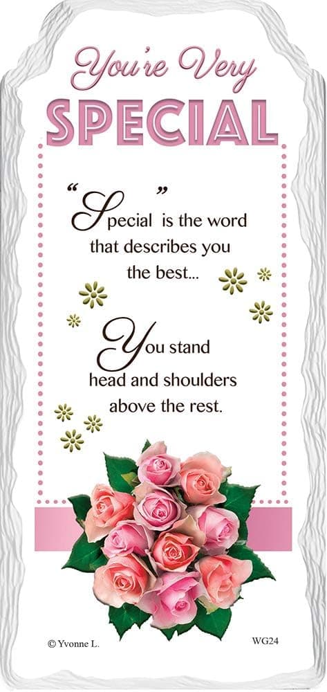 You're Very Special Porcelain Plaque
