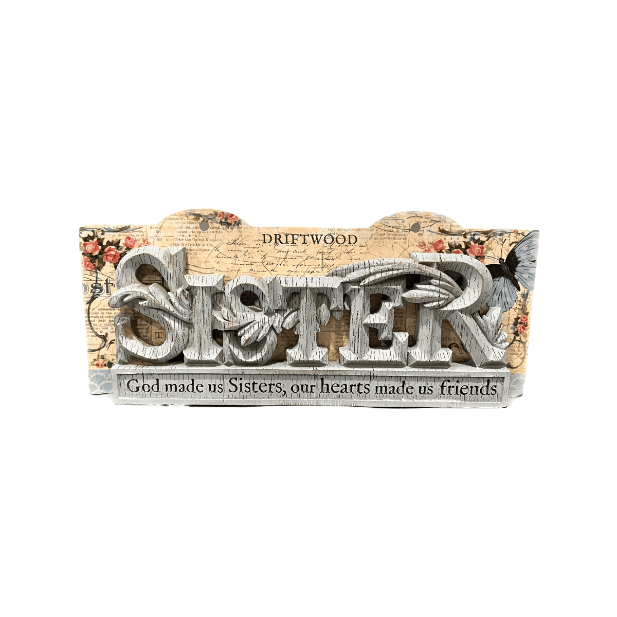 Sister Driftwood Plaque