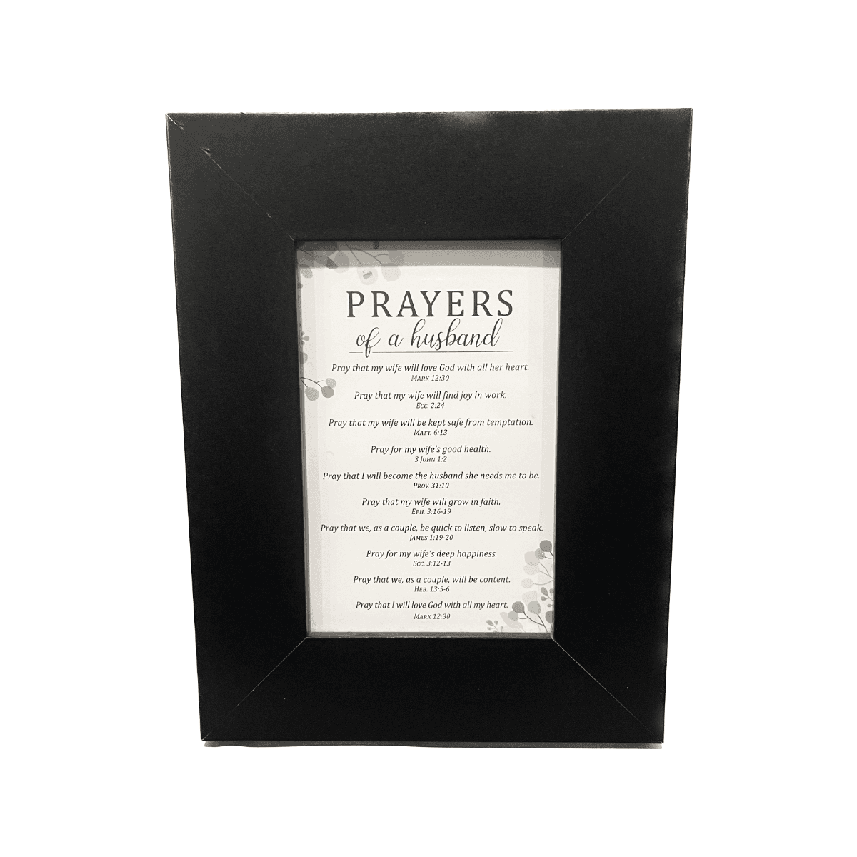 Prayers Of A Husband Frame