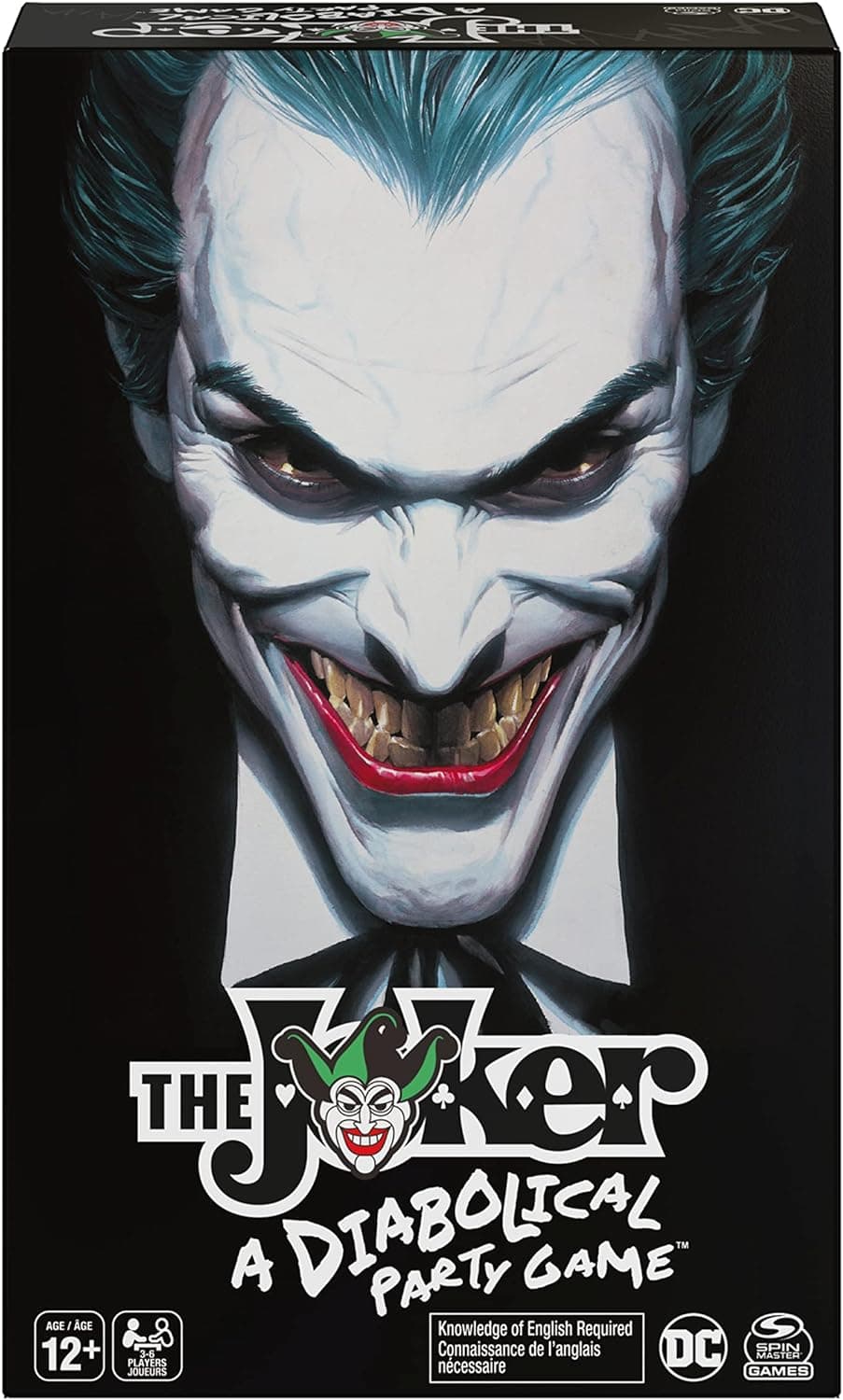 Spin Master Games The Joker, Diabolical Secret Identity Strategy Party Game, for Adults and Kids Ages 12 and up