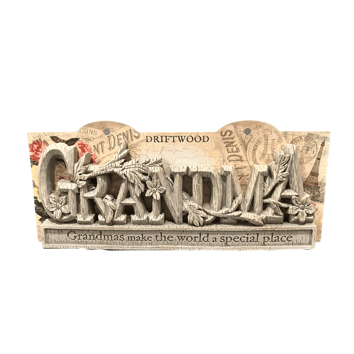 Grandmother Driftwood Plaque