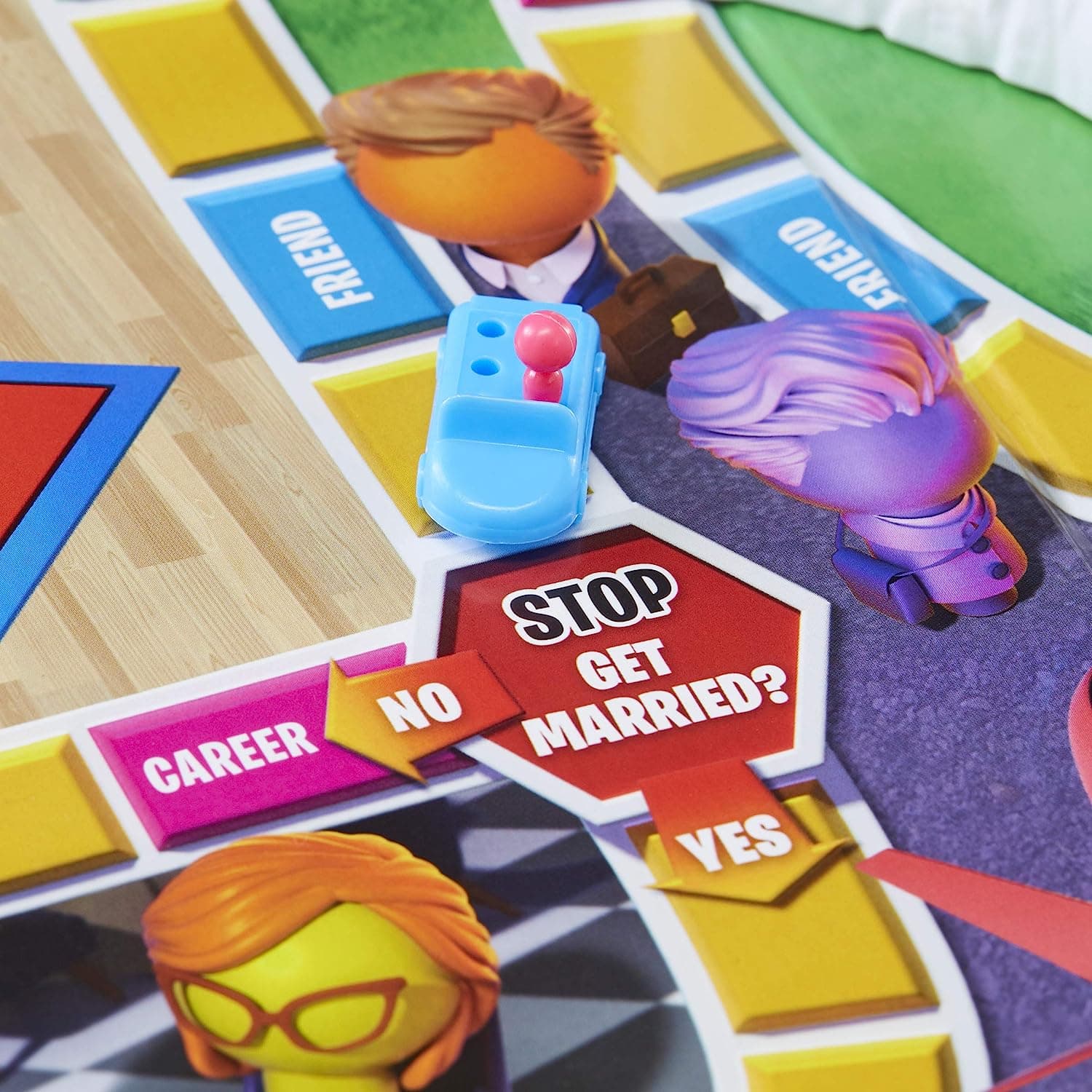 Hasbro Gaming The Game of Life Game, Family Board Game for 2-4 Players, Indoor Game for Kids Ages 8 and Up, Pegs Come in 6 Colors, picture 4