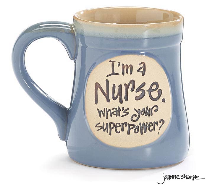 NURSE SUPERPOWER PORCELAIN MUG