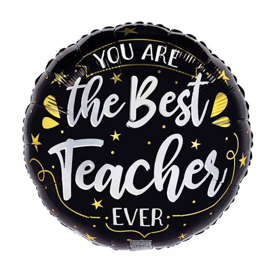 Best Teacher Ever 18" Helium Balloon