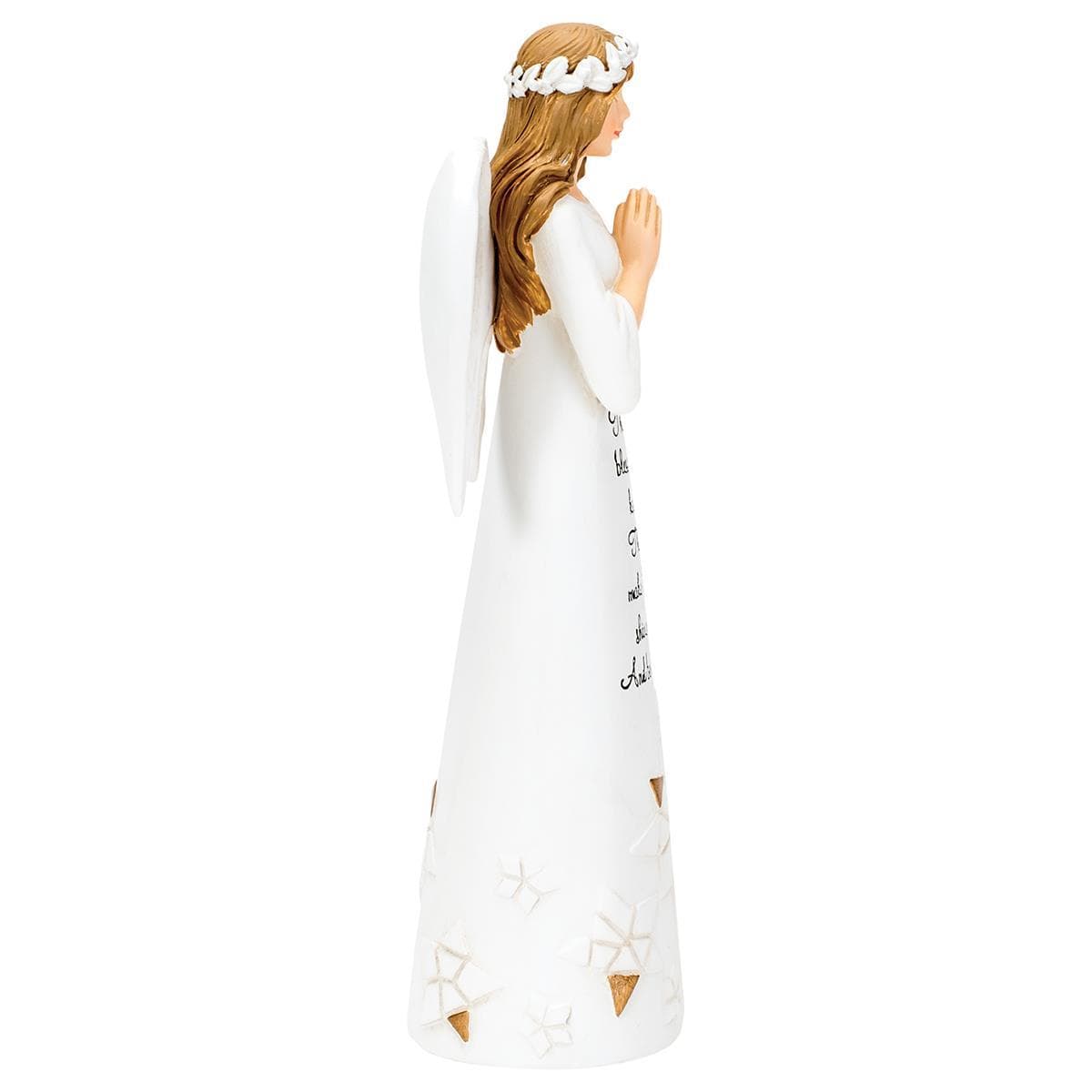 PRAY LORD BLESS NUM.6:24-25 RESIN ANGEL  6", picture 3