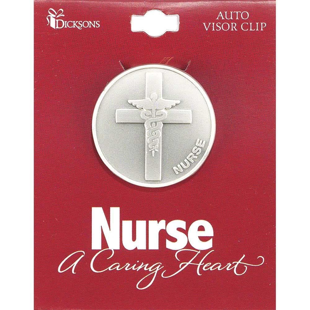 A CARING HEART VISOR CLIP