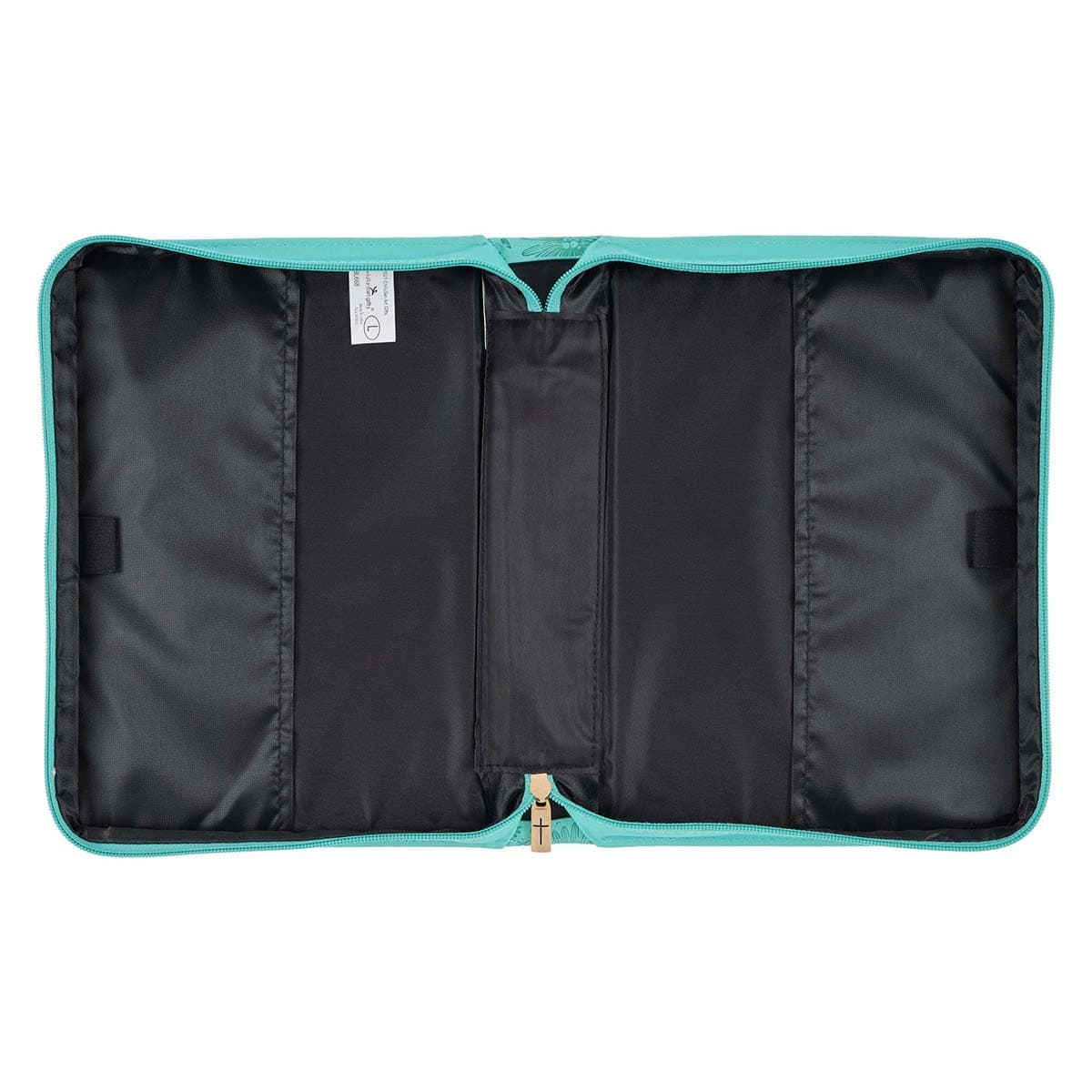 Be Still and Know - Psalm 46:10 Turquoise Faux Leather Fashion Bible Case - Large, picture 3