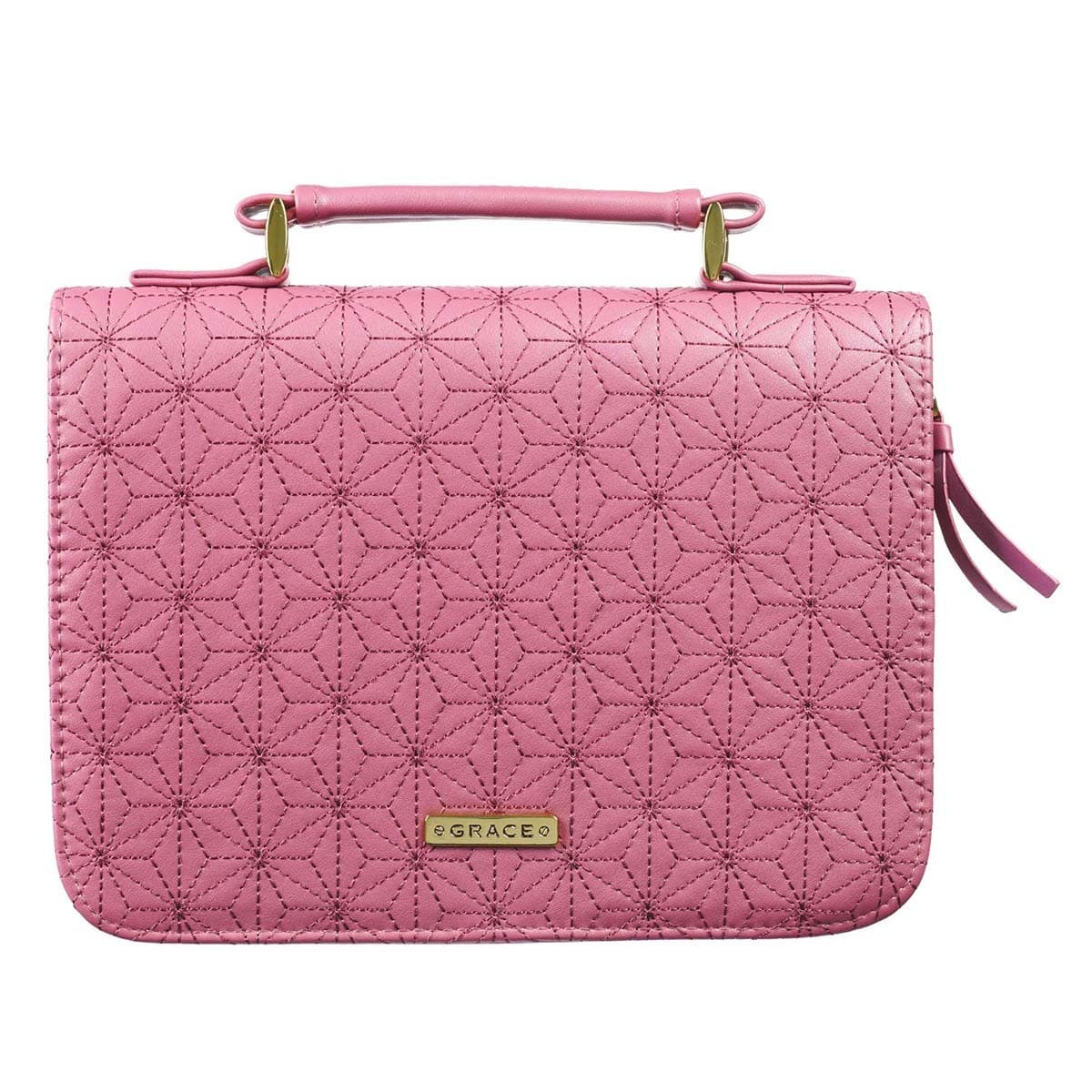 Grace Dusty Rose Pink Faux Leather Fashion Bible Case