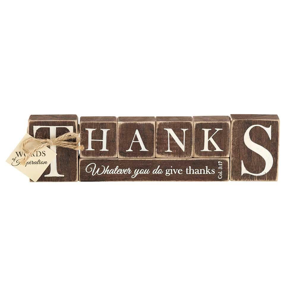 THANKS -WHATEVER YOU DO TABLETOP PLAQUE