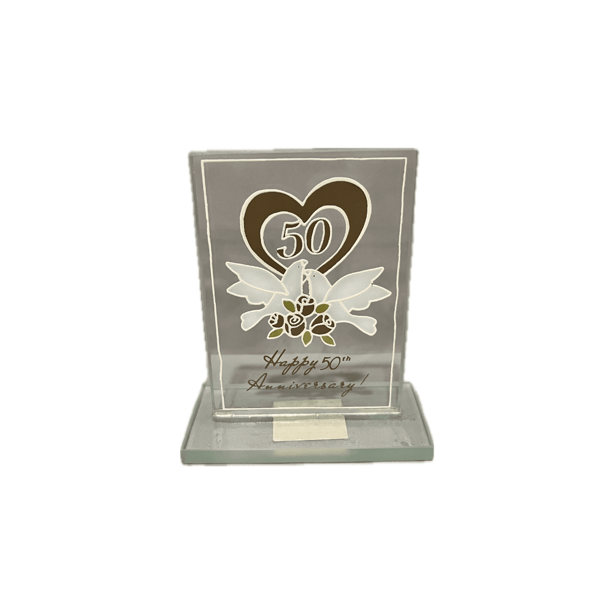 50TH Anniversary Tabletop Plaque